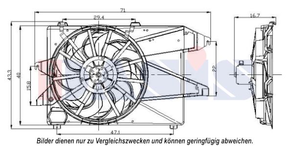 AKS DASIS Ventilators, Motora dzesēšanas sistēma 098113N